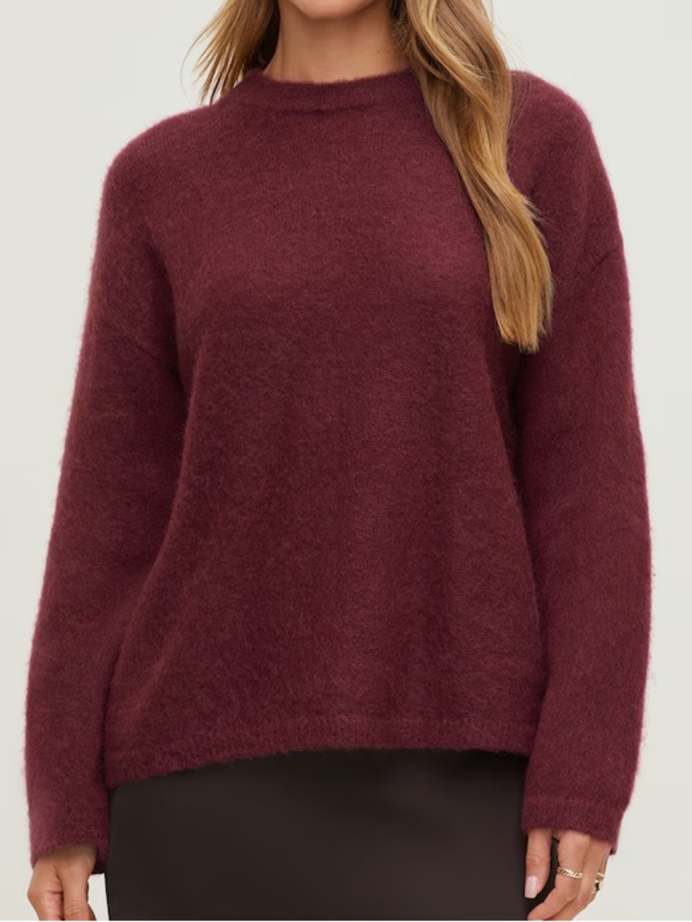 Premium Mohair Wide Sleeve Sweater